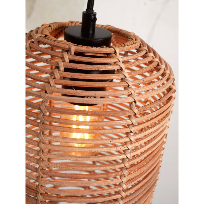 GOOD&MOJO Hanglamp Tanami - Rotan - Ø18x25cm