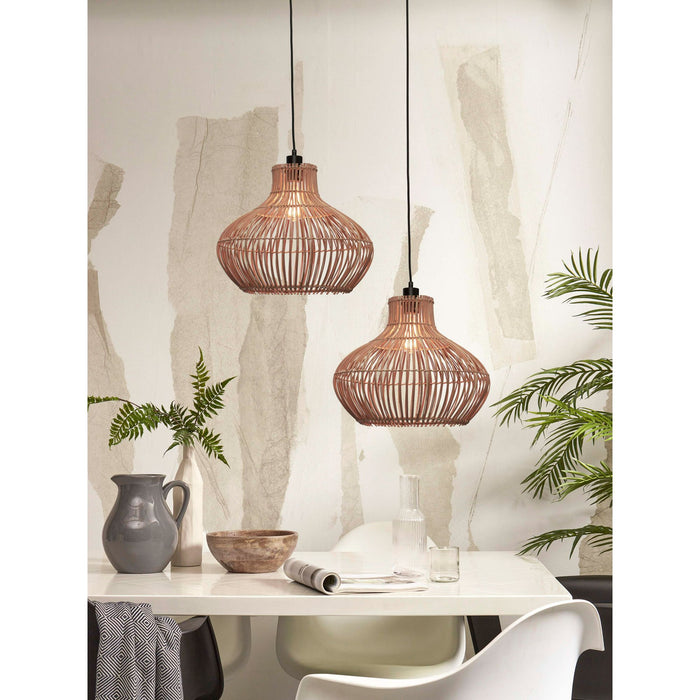GOOD&MOJO Hanglamp Kalahari - Rotan - Ø42cm