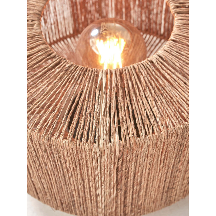 GOOD&MOJO Vloerlamp Iguazu - Bamboe|Jute - Ø30x126cm