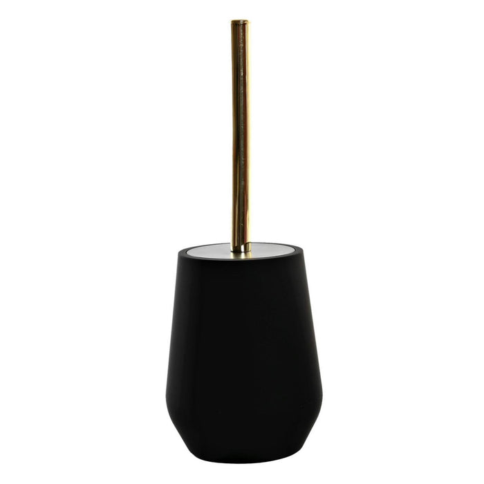 Toiletborstel met houder Nude - Zwart|Goud