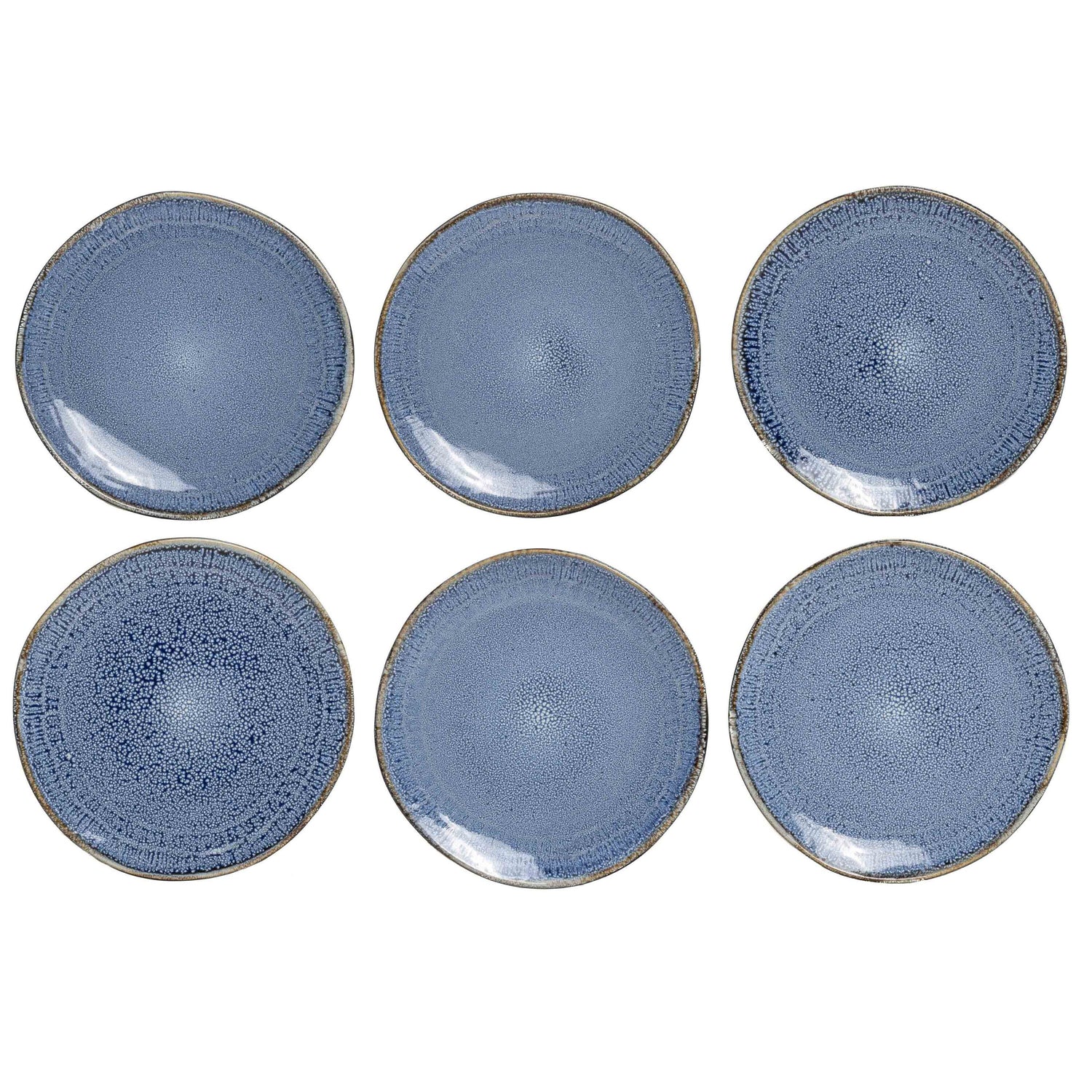 Studio Tavola Ontbijtborden Denim ø 22 cm - 6 Stuks