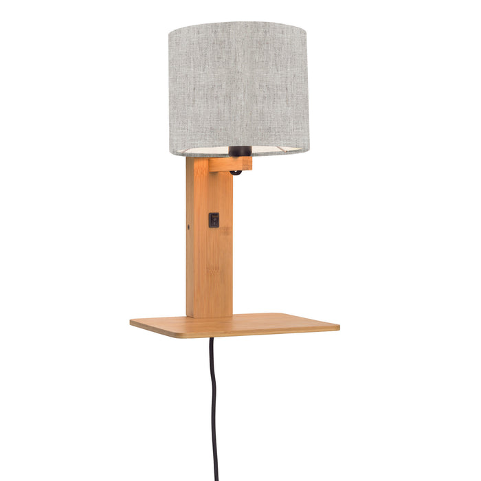 GOOD&MOJO Wandlamp Andes - Bamboe|Naturel - 19x24x36cm