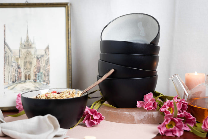 Cookinglife Soepkommen | Kommen Nola Warm Grey ø 14 cm - 6 stuks