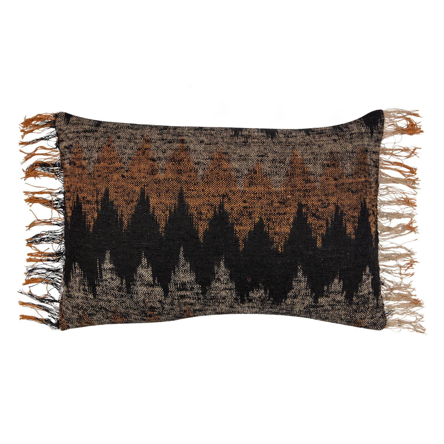 Basiclabel Gestreept Kras - Katoen - Zwart|Naturel - 40x60x10