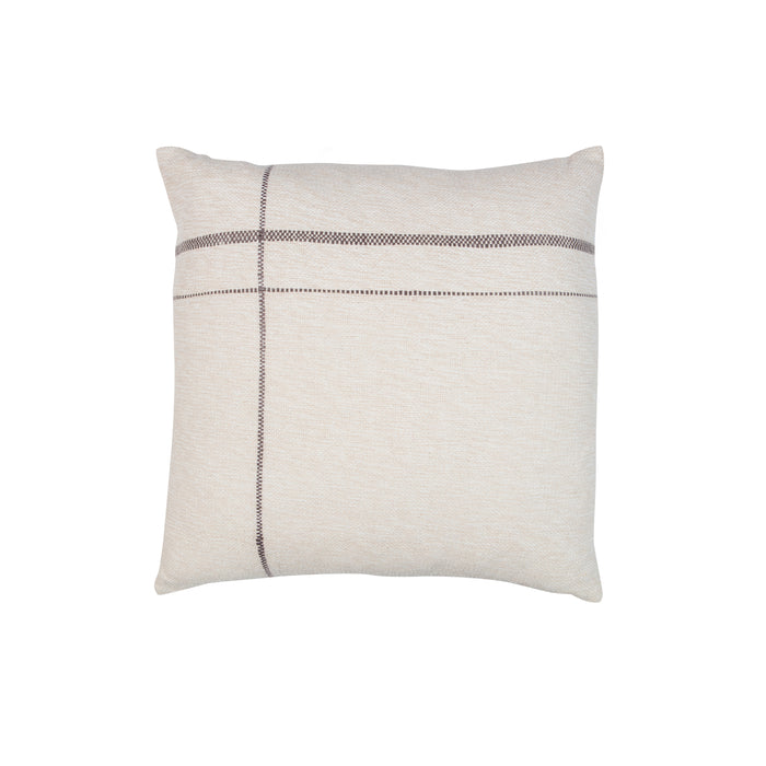 Basiclabel Kussen Reef - Katoen - Crème|Grijs - 60x60x10