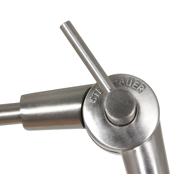 Steinhauer - wandlamp - Prestige Chic - staal - metaal velours stof - schemerlamp - E27 - 8109ST