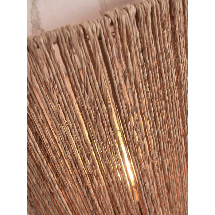 GOOD&MOJO Wandlamp Iguazu - Jute - 25x25x22cm