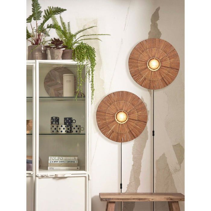 GOOD&MOJO Wandlamp Iguazu - Jute - Ø55cm