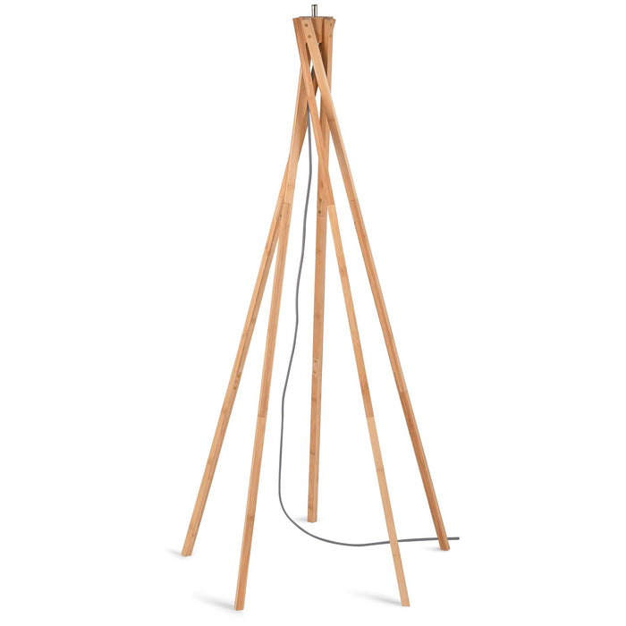GOOD&MOJO Vloerlamp Java - Bamboe - Ø50x146cm