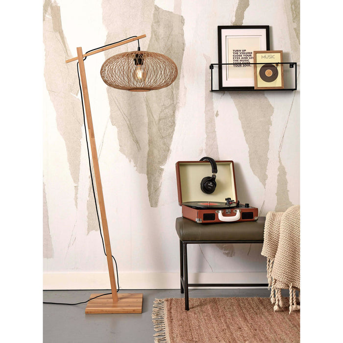 GOOD&MOJO Vloerlamp Cango - Bamboe - 62x40x150cm