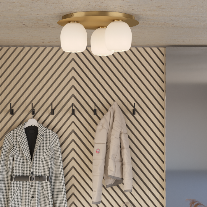 EGLO Manzanares Plafondlamp - E27 - Ø 45 cm - Wit|Goud