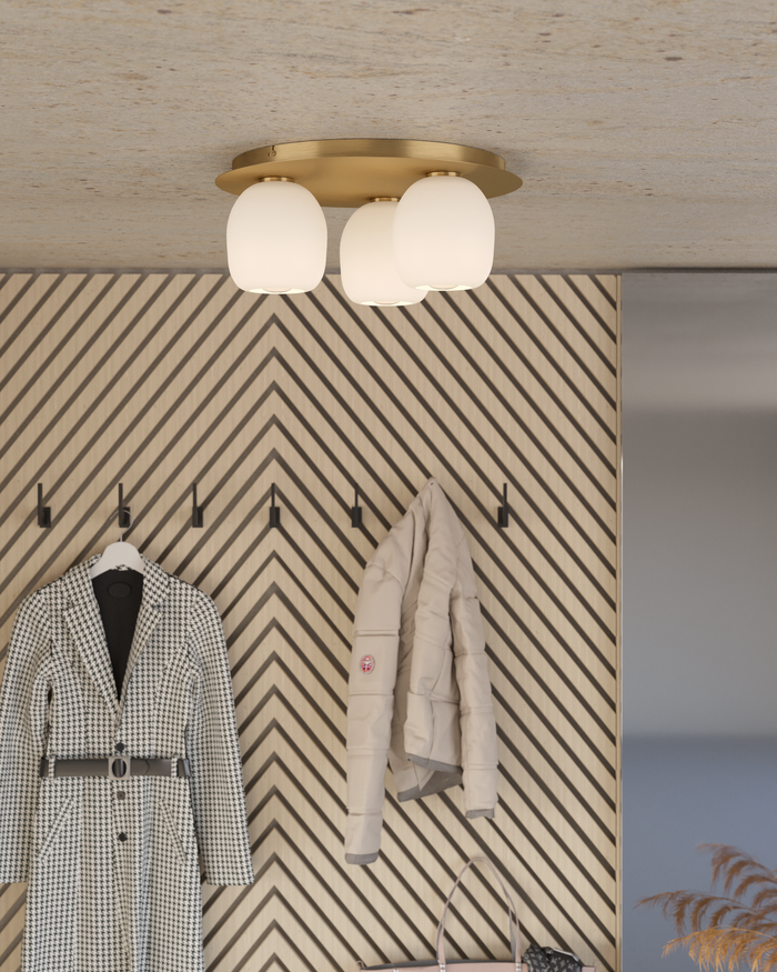 EGLO Manzanares Plafondlamp - E27 - Ø 45 cm - Wit|Goud