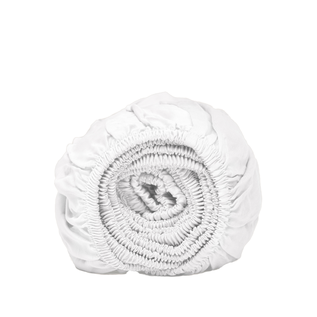 Coco & Cici Bamboe Hoeslaken Wit | 180x200x30