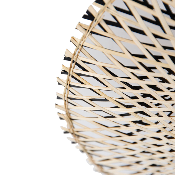 QAZQA Oosterse plafondlamp bamboe 50 cm - Rina