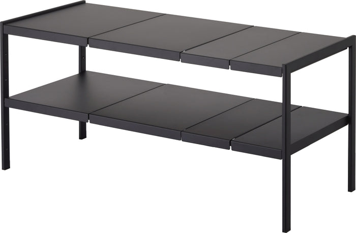 Yamazaki Keukenkast Organizer Uitschuifbaar - 2 niveau - Tower - Zwart