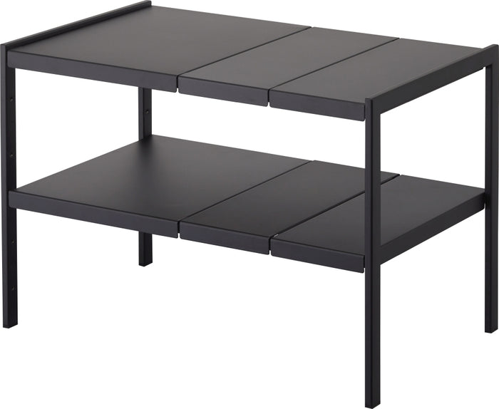 Yamazaki Keukenkast Organizer Uitschuifbaar - 2 niveau - Tower - Zwart