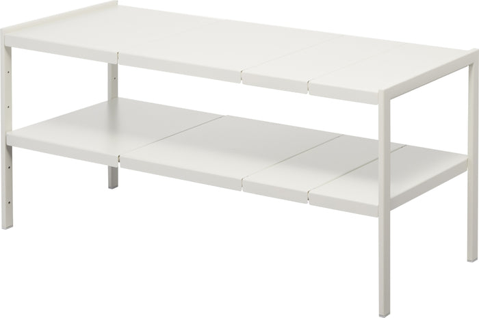 Yamazaki Keukenkast Organizer Uitschuifbaar - 2 niveaus - Tower - Wit