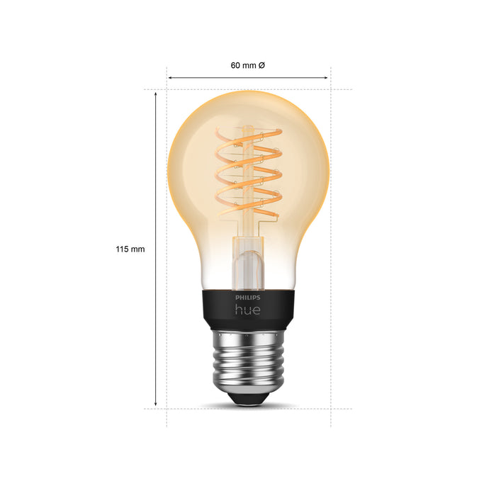 Philips Hue filament standaardlamp A60 - warmwit licht - 1-pack - E27