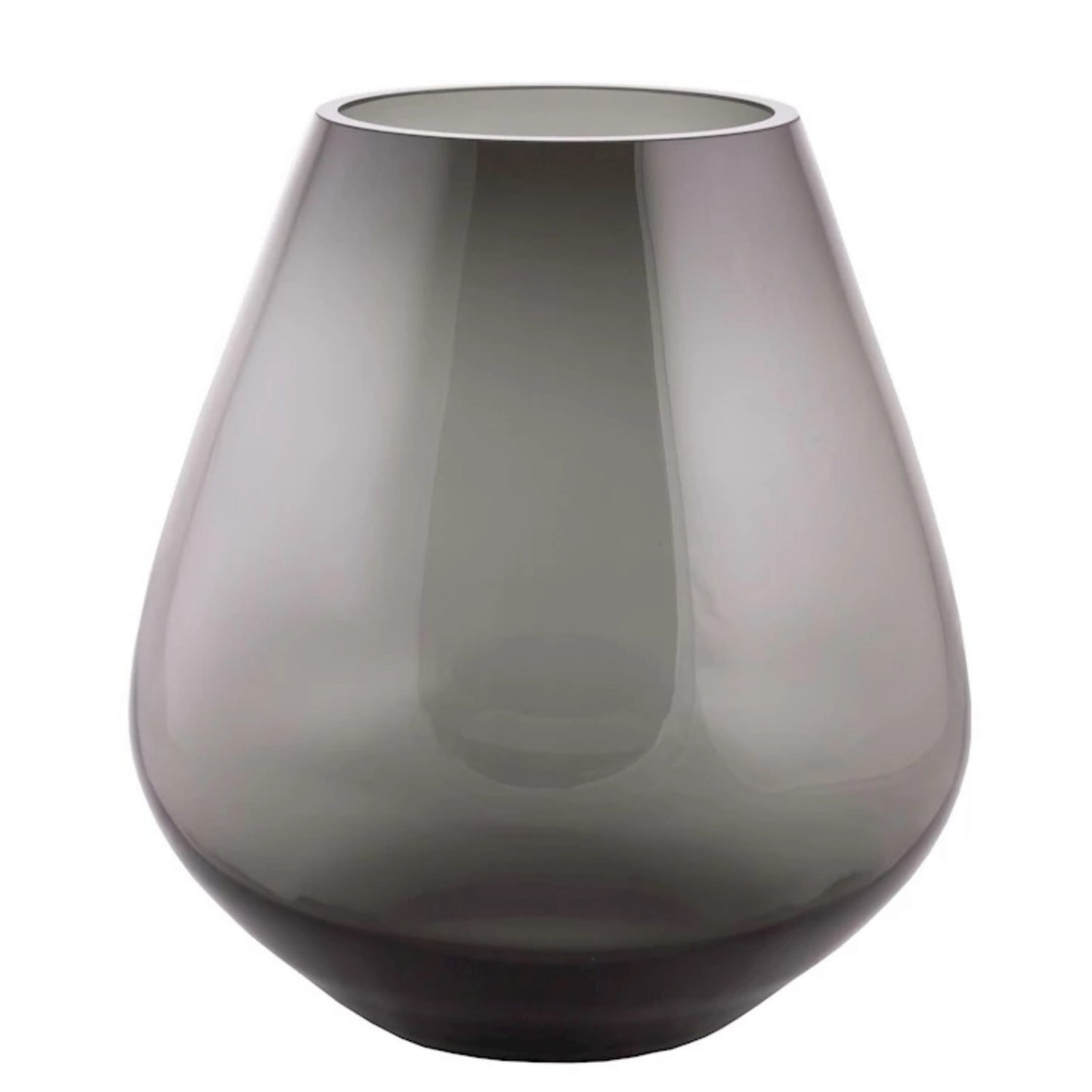 Vaas Kandelaar Smoked Grey - Medium - Ø20 x H22 cm