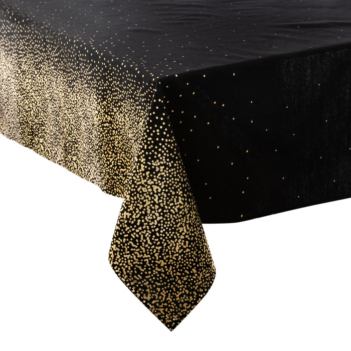 Tafelkleed rechthoekig Leopard Zwart|Goud - L360 cm