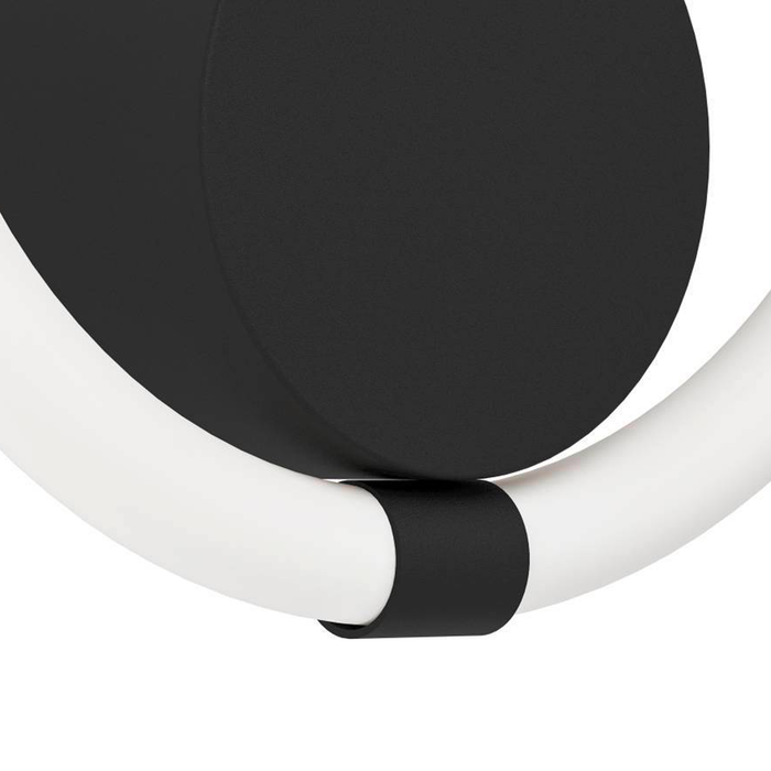 EGLO Caranacoa Wandlamp - LED - 26 cm - Zwart|Wit