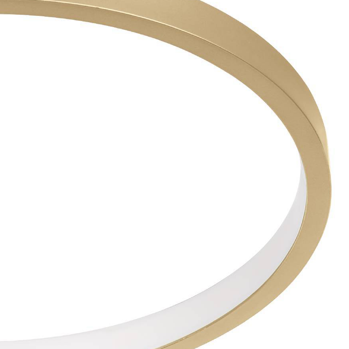 EGLO Gafares Plafondlamp - LED - 40,5 cm - Goud|Wit