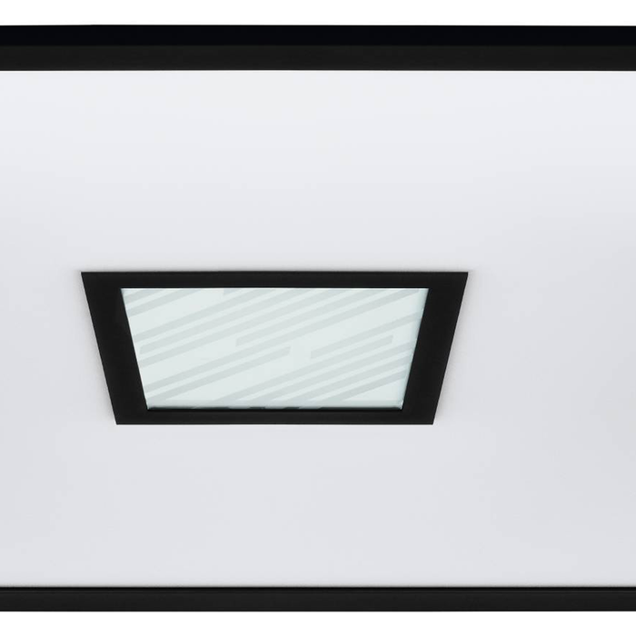 EGLO Bordonara Plafondlamp - LED - 59,5 cm - Zwart|Wit