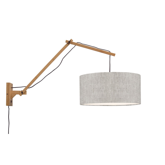GOOD&MOJO Wandlamp Andes - Bamboe|Naturel - 95x47x55cm