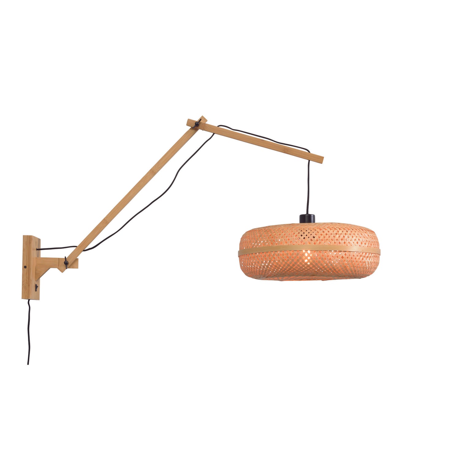 GOOD&MOJO Wandlamp Palawan - Bamboe - 100x40x70cm
