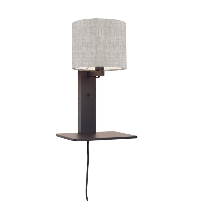 GOOD&MOJO Wandlamp Andes - Bamboe Zwart|Naturel - 19x24x36cm