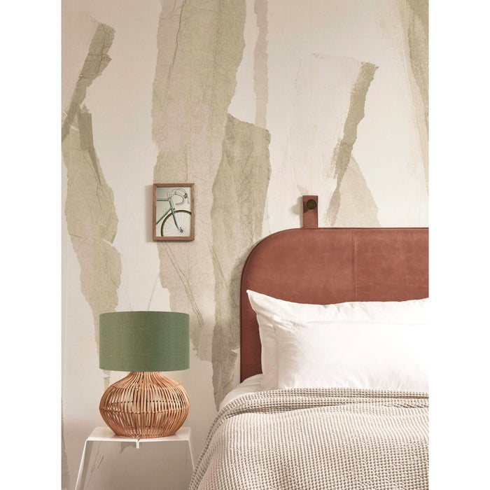 GOOD&MOJO Tafellamp Kalahari - Groen|Rotan - Ø32cm