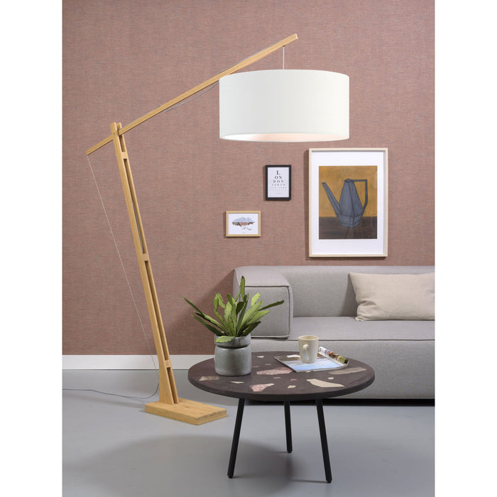 GOOD&MOJO Vloerlamp Montblanc - Bamboe|Wit - 175x60x207cm