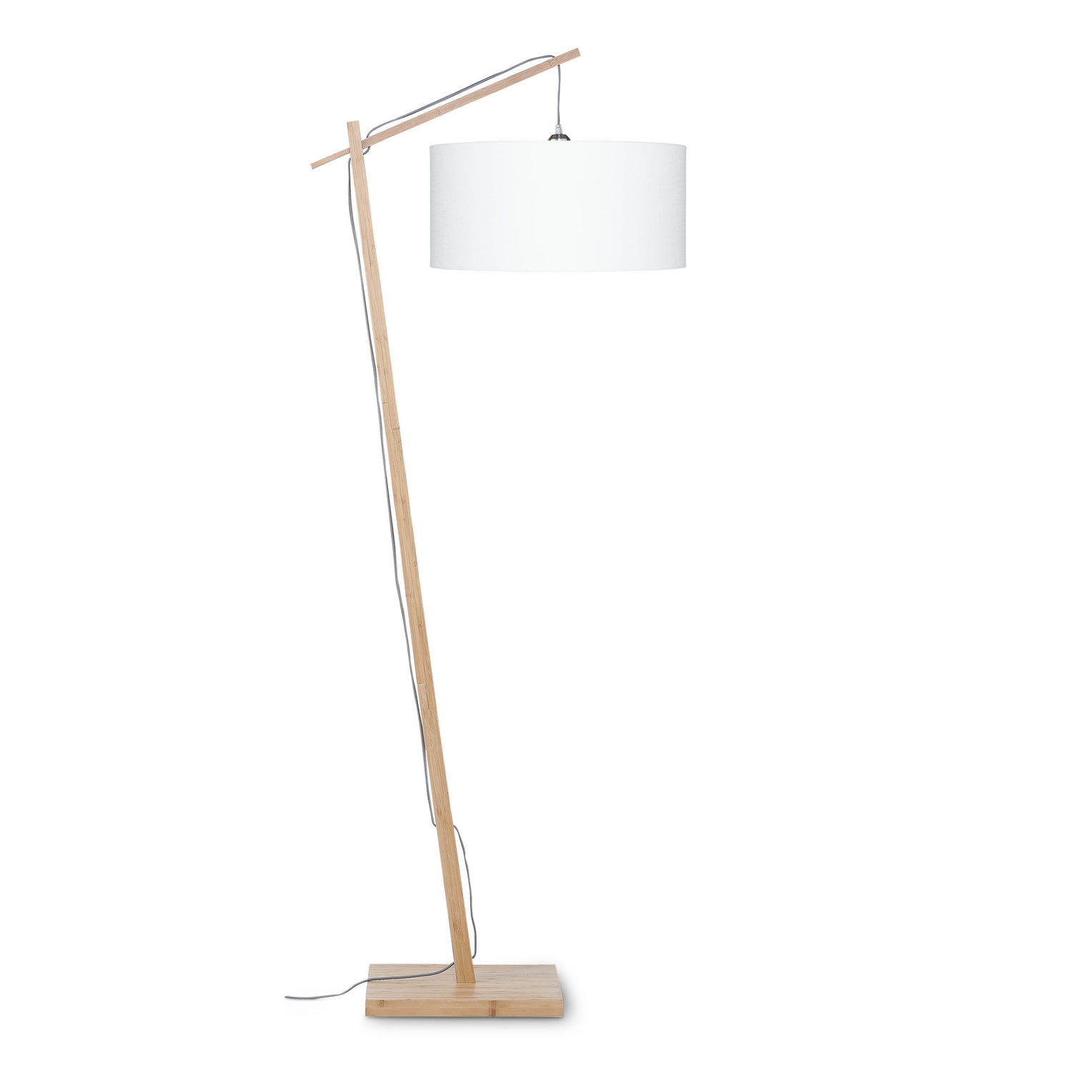 GOOD&MOJO Vloerlamp Andes - Bamboe|Wit - 72x47x176cm