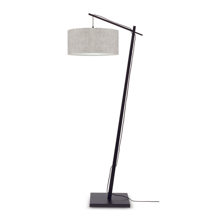 GOOD&MOJO Vloerlamp Andes - Zwart|Naturel - 72x47x176cm