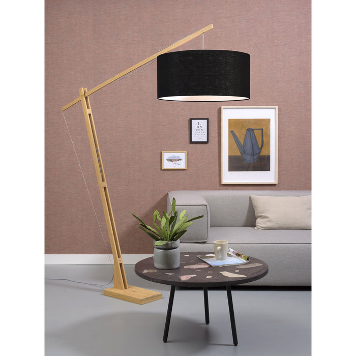 GOOD&MOJO Vloerlamp Montblanc - Bamboe|Zwart - 175x60x207cm
