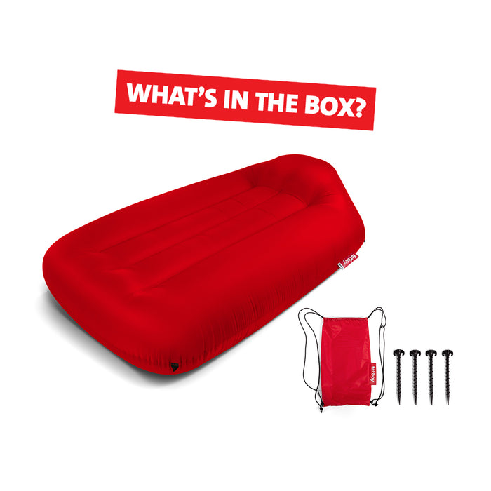 Fatboy Air lounger - Luchtzak - Oplaasbare Zitzak Lamzac L - Rood