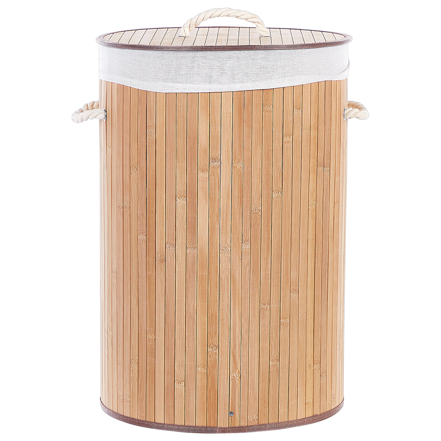 Beliani - SANNAR - Mand - Lichtbruin - Bamboehout