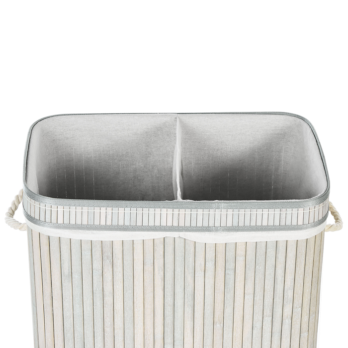 Beliani - KALTHOTA - Mand - Grijs - Bamboehout