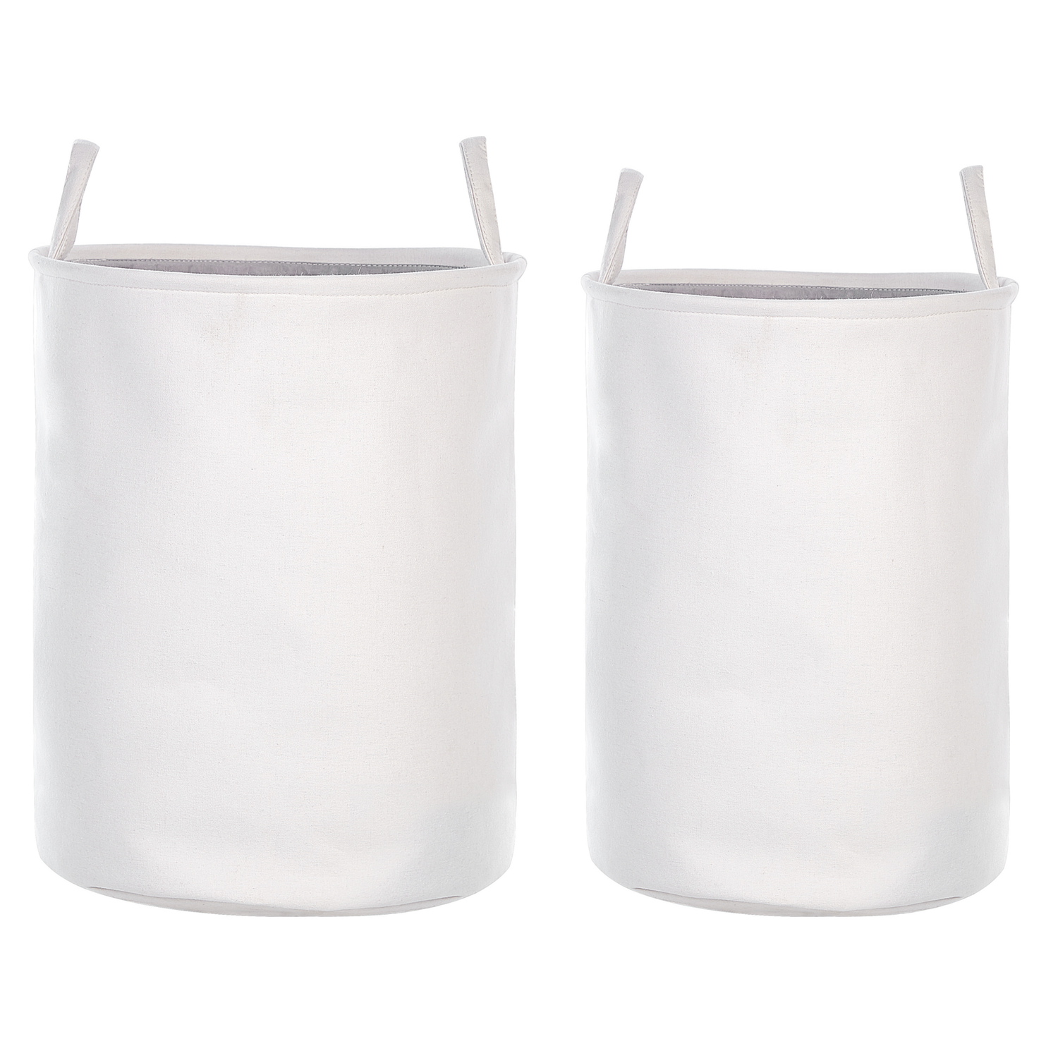 Beliani - ARCHA - Manden set van 2 - Wit - Polyester