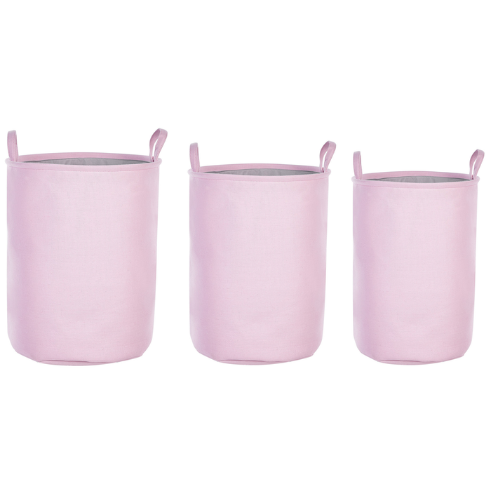Beliani - ARCHA - Manden set van 3 - Roze - Polyester