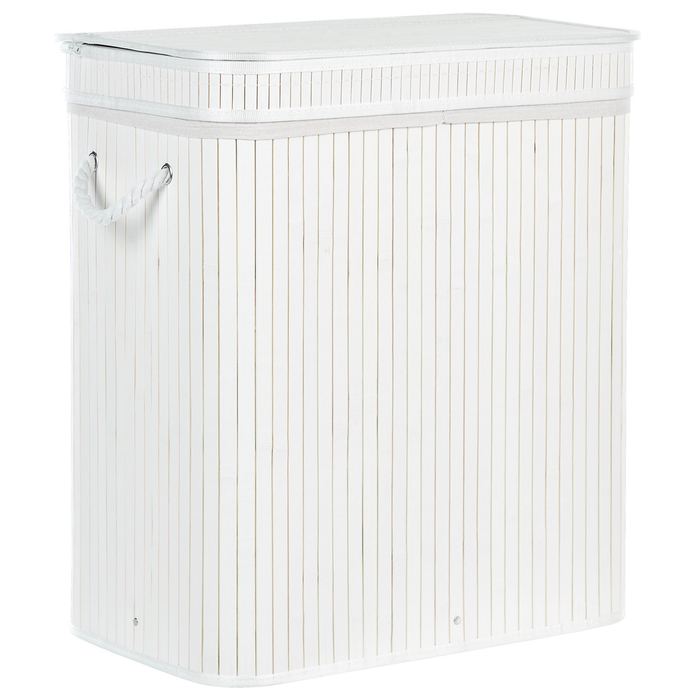 Beliani - KALTHOTA - Mand - Wit - Bamboehout