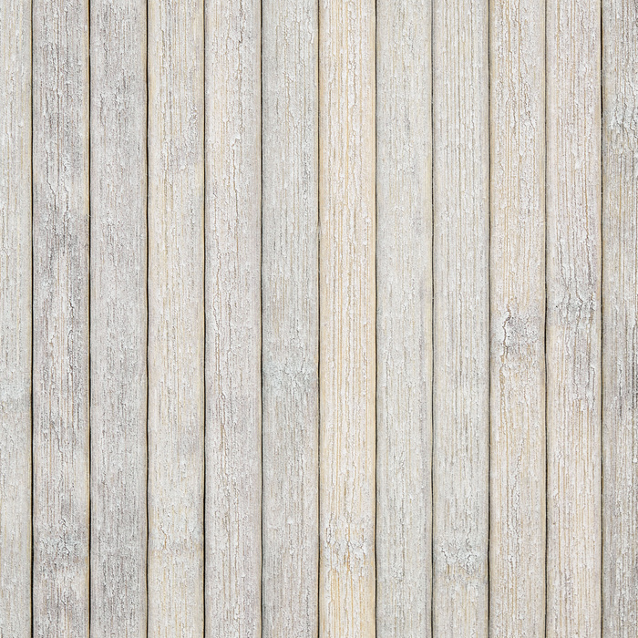 Beliani - BADULLA - Mand - Lichtgrijs - Bamboehout