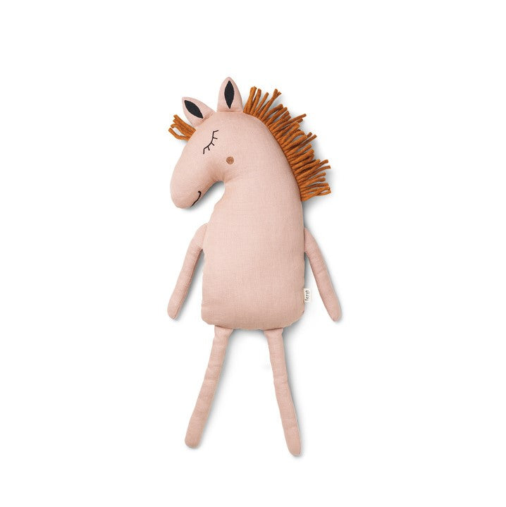 Ferm Living Kids Horse Kussen - Dusty Rose