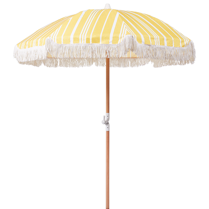 Beliani - MONDELLO - Parasol - Geel - Polyester