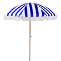 Beliani - MONDELLO - Parasol - Blauw|Wit - Polyester