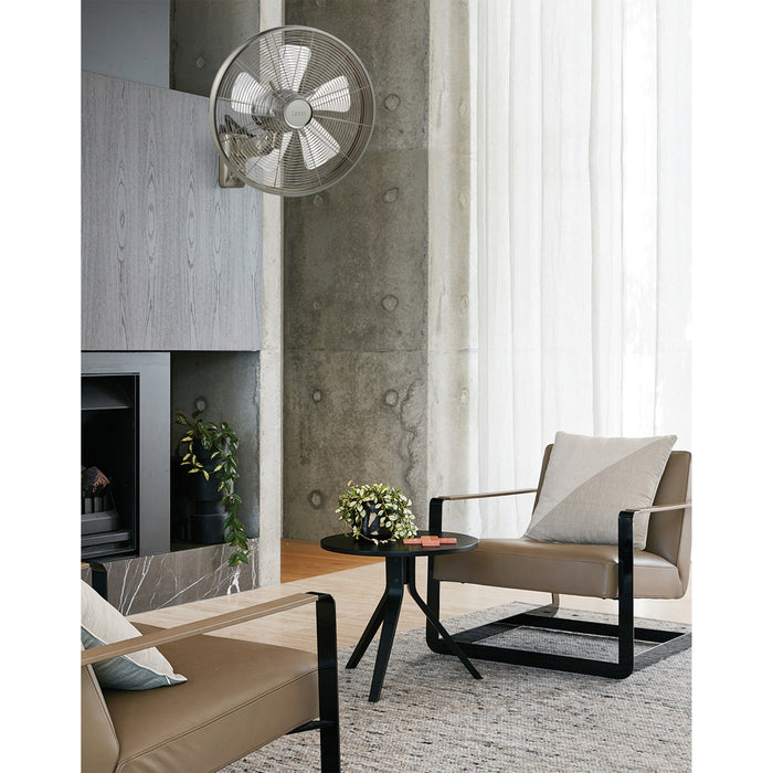 Lucci Air Wandventilator Breeze Staal Ø 46cm incl. Afstandsbediening