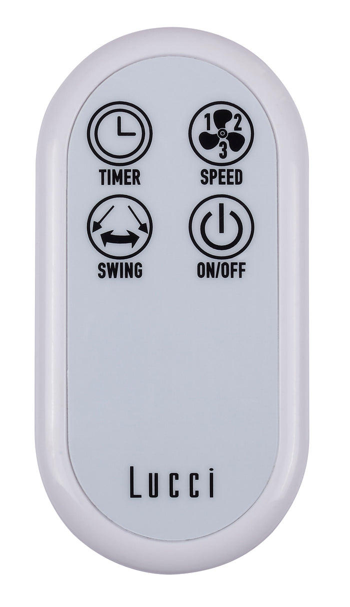 Lucci Air Wandventilator Breeze Staal Ø 46cm incl. Afstandsbediening