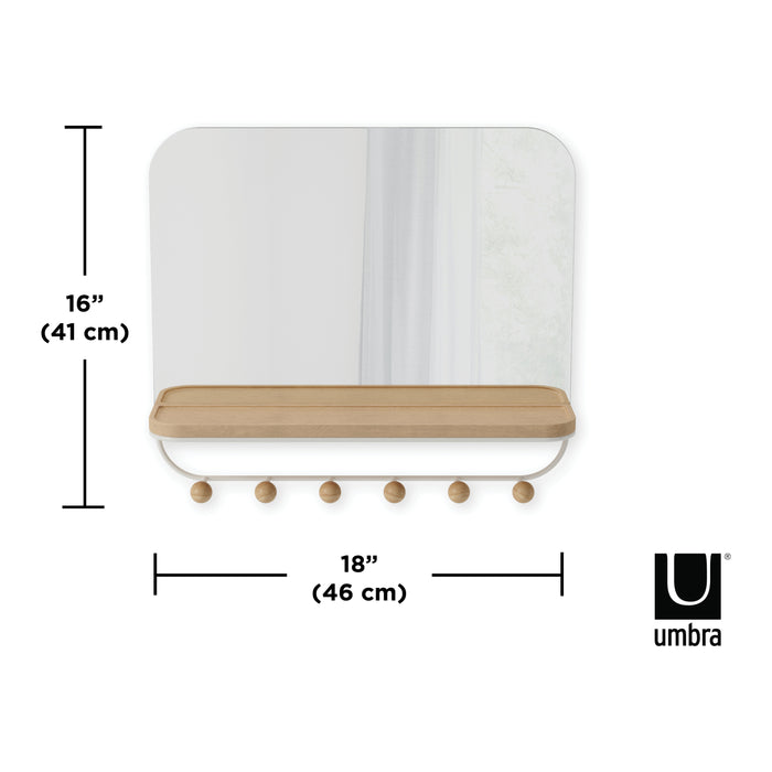 Umbra Estique Wandkapstok - Spiegel