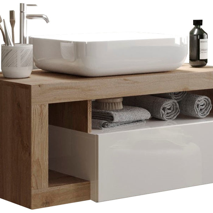 Benvenuto Design Hamburg 92 cm Zwevend Wastafel en Onderkast