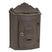 Clayre & Eef Brievenbus 27x11x37 cm Bruin IJzer